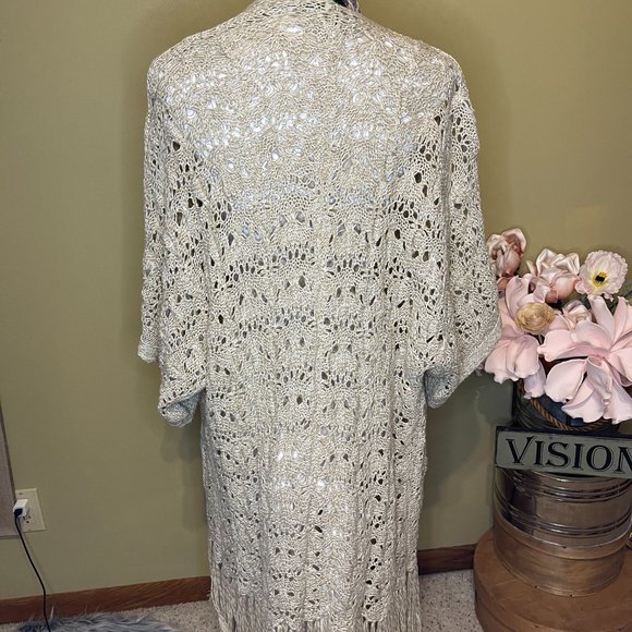 American Eagle knit long sweater size medium - Picture 4 of 11